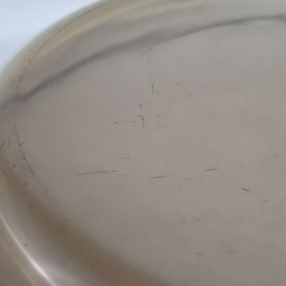 Pyrex Visions Brown Glass Pie Plate 10” genuine vtg Fireside amber dish #209 - Picture 10 of 11